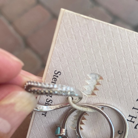 NWT Judith Jack Set of 3 Stackable Rings - Picture 6 of 7